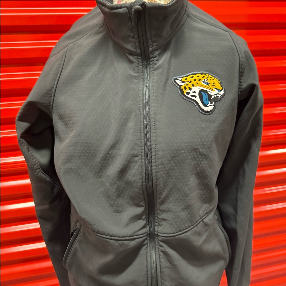 Jacksonville Jaguars Team Issue Medium Gray Full Zip sweater
